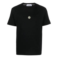 STONE ISLAND Plain Logo T-shirt 'Black' 78152NS87-V0029