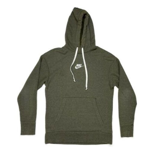 Nike Sportswear Heritage Fleece Hoodie 'Olive' 928438-395