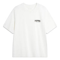 Li-Ning Wave Graphic T-shirt 'White' AHSU301-1