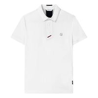 FILA Colorblock Golf Sports Short Sleeve Polo Shirt White A11M135175F-WT