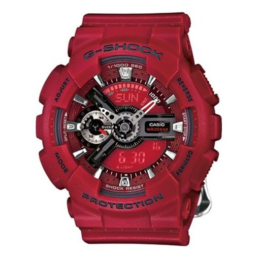 CASIO G-Shock Analog-Digital 'Red' GMA-S110F-4