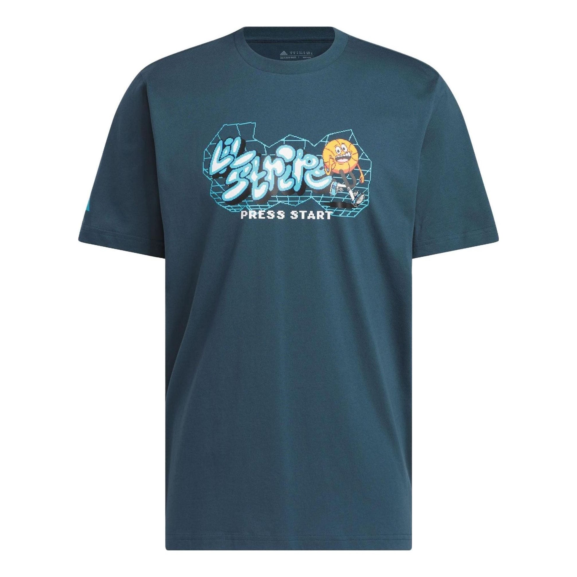 adidas Metaverse Gaming Lil' Stripe Tee 'Arctic Night' IM4632