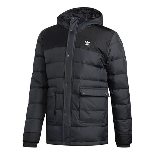 adidas originals Dunto Jckt Stay Warm hooded down Jacket Black DH3876
