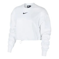(WMNS) Nike Loose Drawstring Long Sleeves White CJ3766-100
