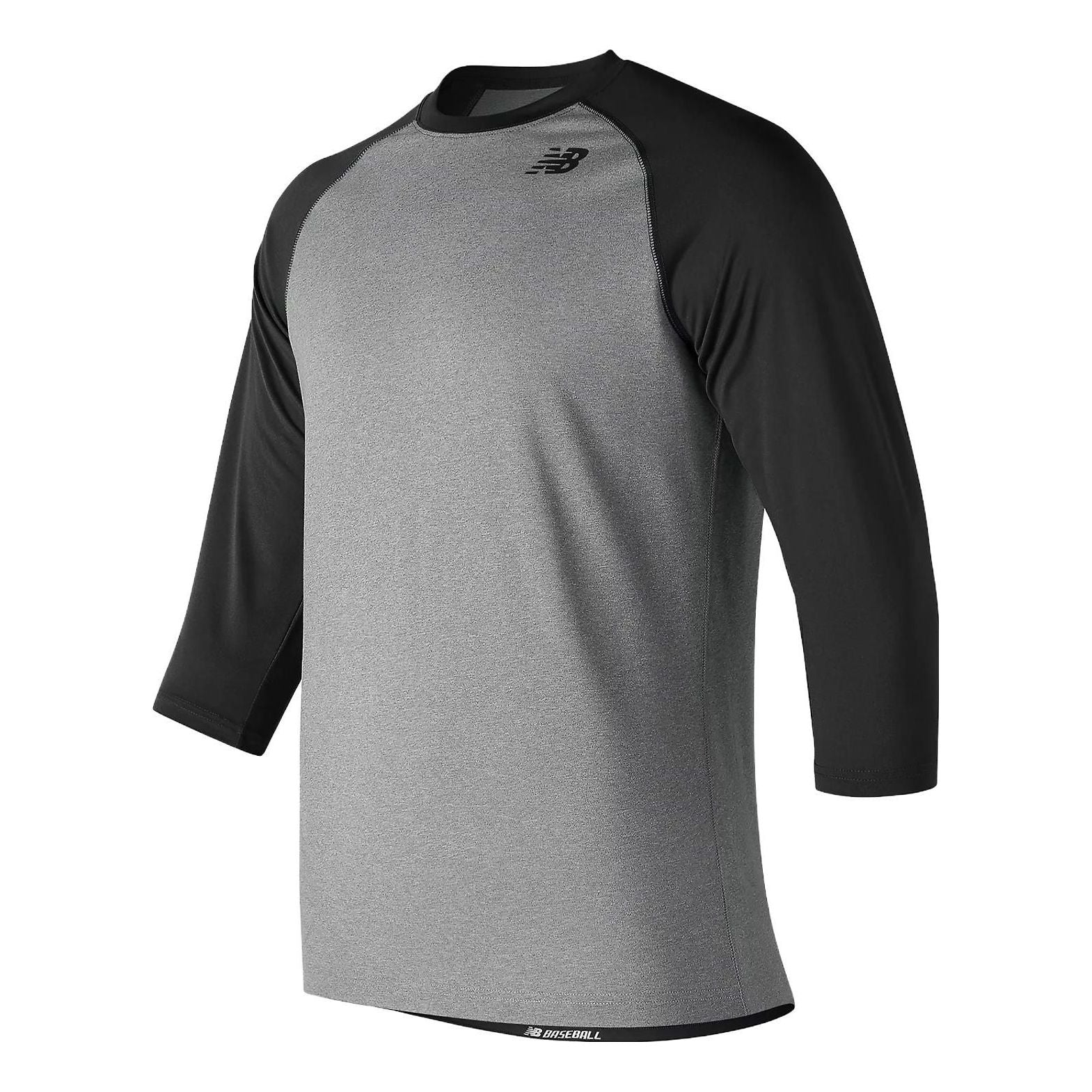 New Balance Baseball Raglan Top Asia Sizing 'Team Black' TMMT601-TBK