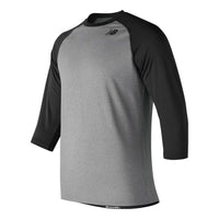 New Balance Baseball Raglan Top Asia Sizing 'Team Black' TMMT601-TBK