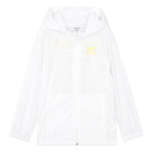 (GS) Skechers Letter Printed Jacket 'White' L221B048
