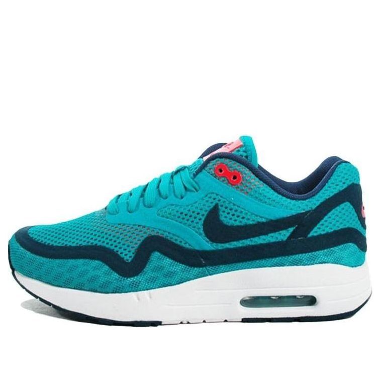 (WMNS) Nike Air Max 1 Breathe 'Tribal Green Laser Crimson' 644443-300