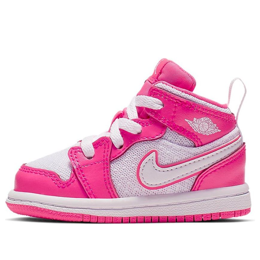 (TD) Air Jordan 1 Mid 'Hyper Pink' 644507-611