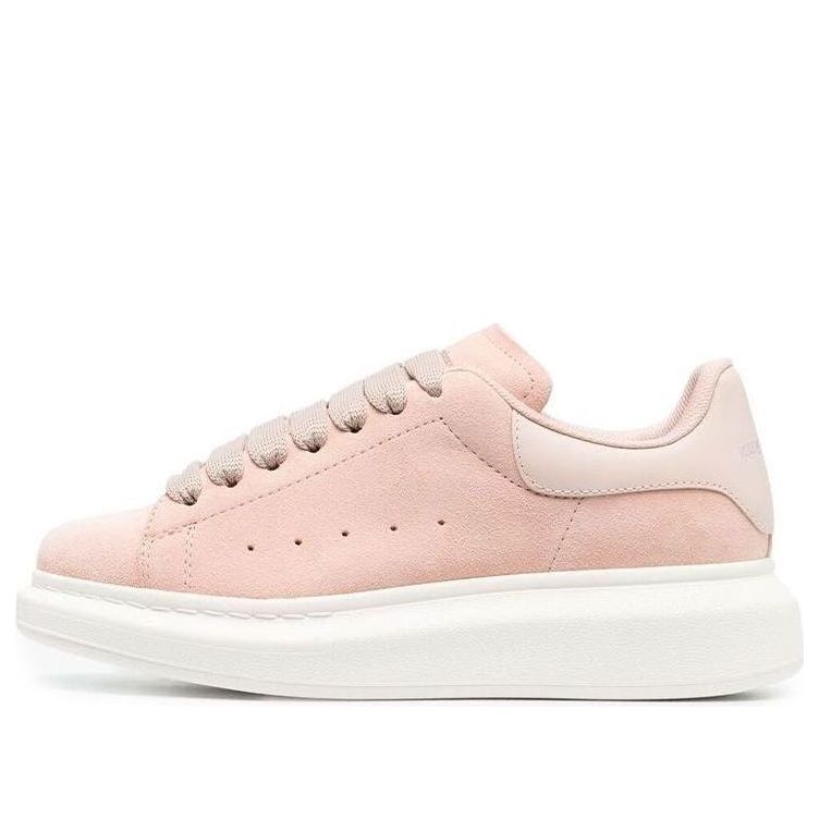 (WMNS) Alexander McQueen Suede Oversized Sneaker 'Pink' 650792WIA516837