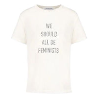 DIOR We Should All Be Feminists Letter Print For White 843T03TA428-X0200