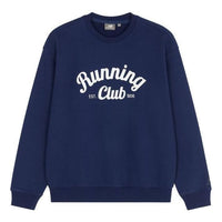 New Balance Fleece Crew Sweater Asia Sizing 'Blue White' 5CD38091-NV