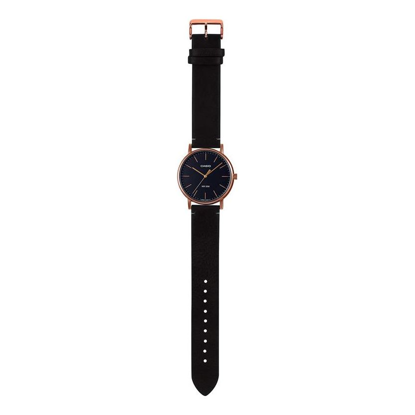 CASIO Male DRESS Japan / South Korea Fashion Waterproof Black Analog MTP-E171RL-1EVDF