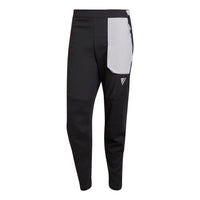 Men's adidas Logo Printing Casual Bundle Feet Sports Pants/Trousers/Joggers Japanese Version Black HG5862