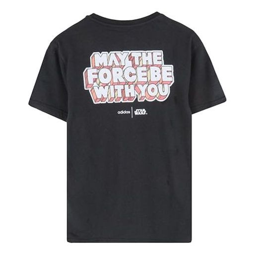 (WMNS) adidas neo Star War Cotton Printing Black DW8232