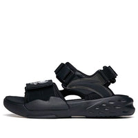 ANTA x Snoopy BaDao Sandals 'Black' 912126963-1