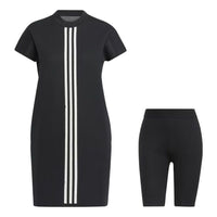 (WMNS) adidas Statement Primeknit Dress Asia Sizing 'Black White' HB3572