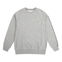 MLB The Red Sox Embroidered Small Long Sleeves Round Neck Unisex Gray 31MTT1941-43M
