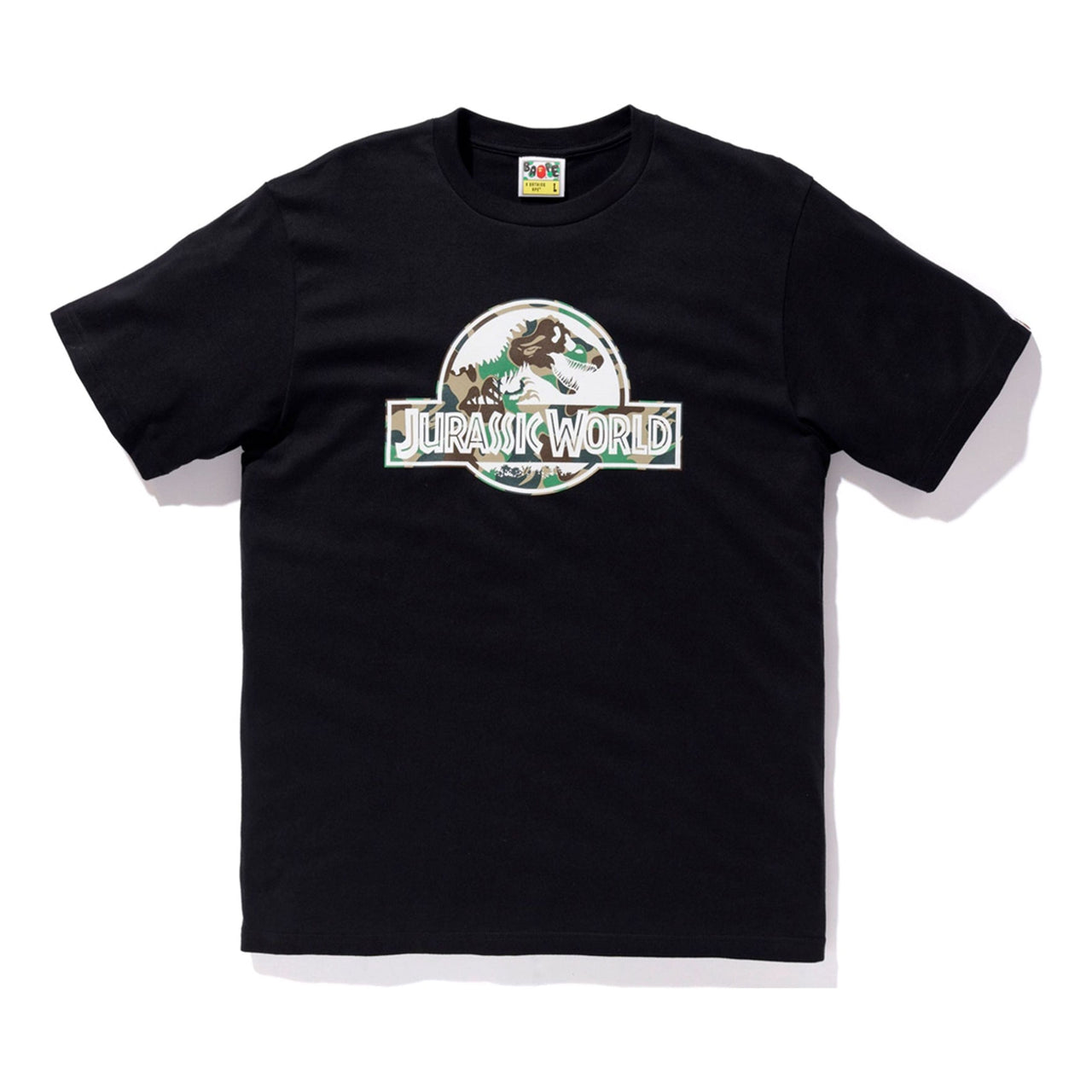 BAPE x Jurassic World Crossover Logo Short Sleeve Unisex Black BAPE-SS18-023