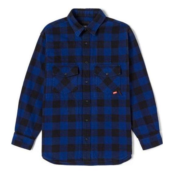 Vans x FW23 Checkboard Shirt 'Blue Black' 138857