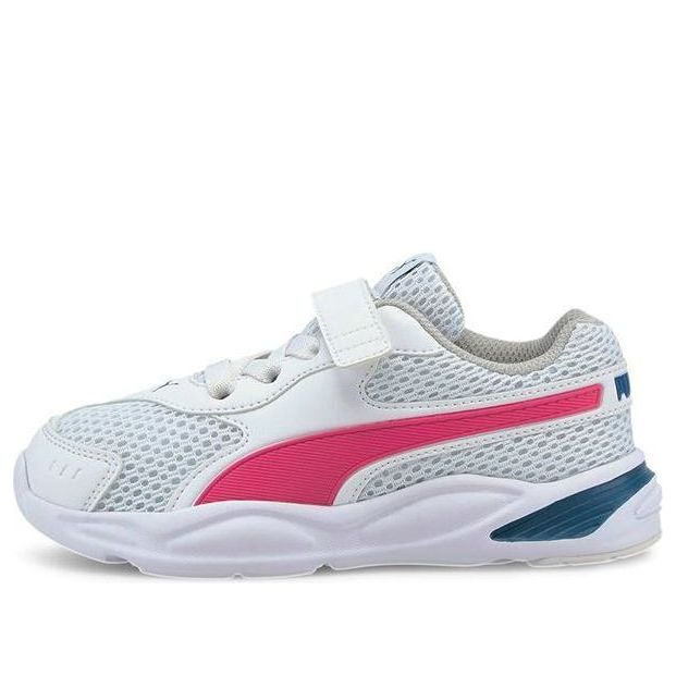 (PS) PUMA 90s Runner Mesh Ac White/Pink/Blue 372927-06