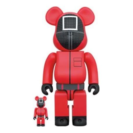 BE@RBRICK Squid Game Guard Square 400%100% 4530956602608