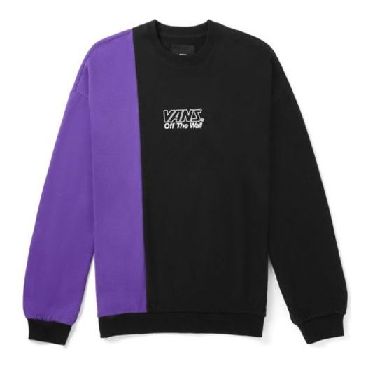 Vans Unisex Sweatshirt Black/Purple VN0A4BQLBLK