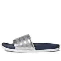 (WMNS) adidas Adilette Cloudfoam Plus 'Silver Blue' CG3411