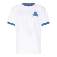 Off-White SS21 Logo Alphabet Printing Short Sleeve Loose Fit White OMAA105R21JER0010140
