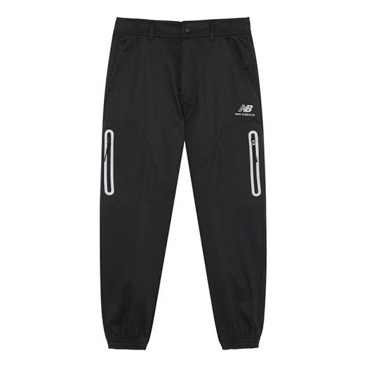New Balance Logo Classic Cotton Pants Asia Sizing 'Black' AMP14325-BK