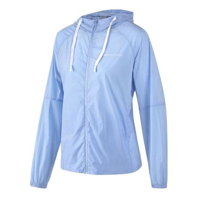 (WMNS) Skechers Sun Protective Jacket 'Blue' P223W080-00T3