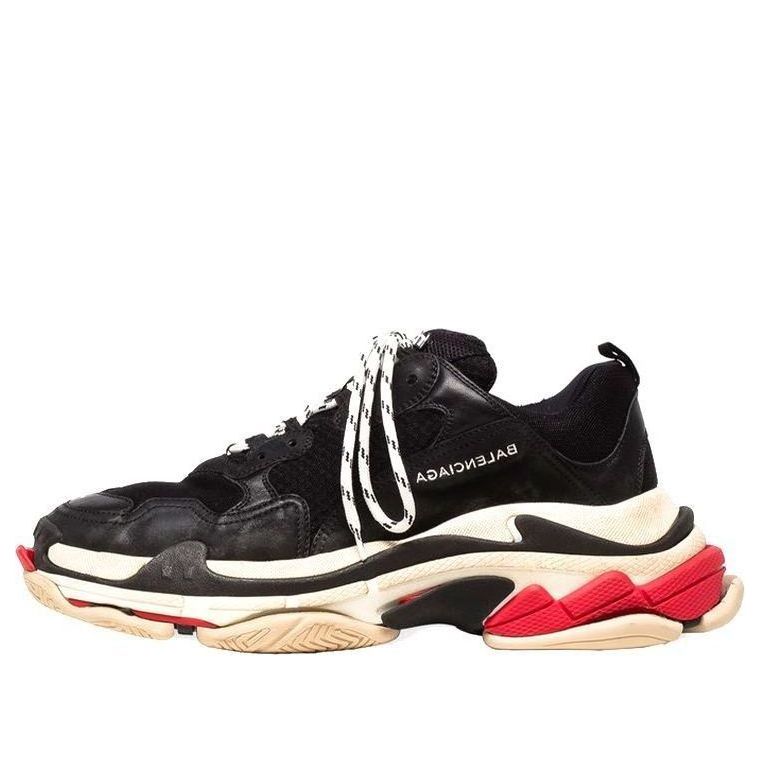 Balenciaga Triple S Sneakers 'Black Double Foam and Mesh' 512175W09O11000