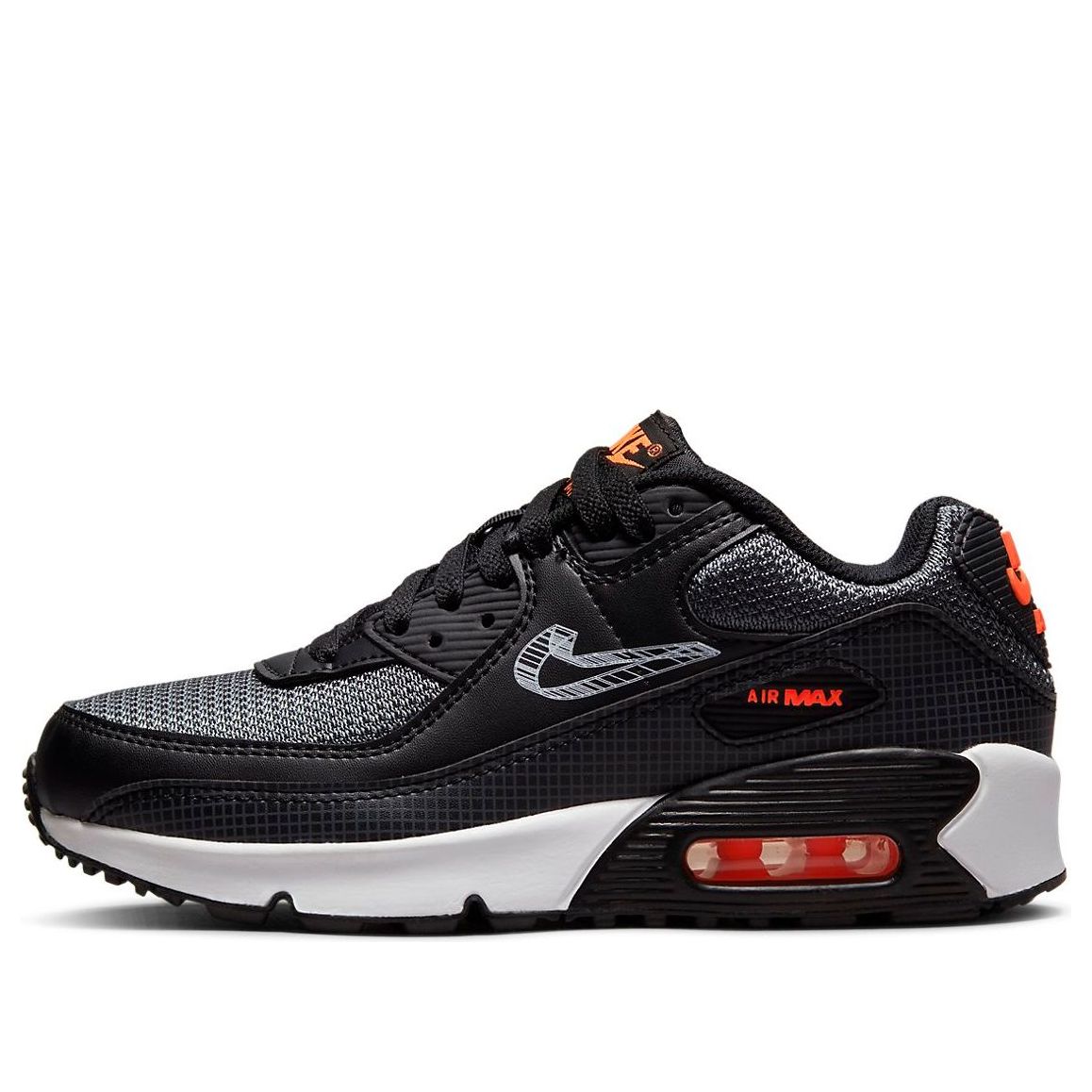 (GS) Nike Air Max 90 Low-Top Black DR0172-001