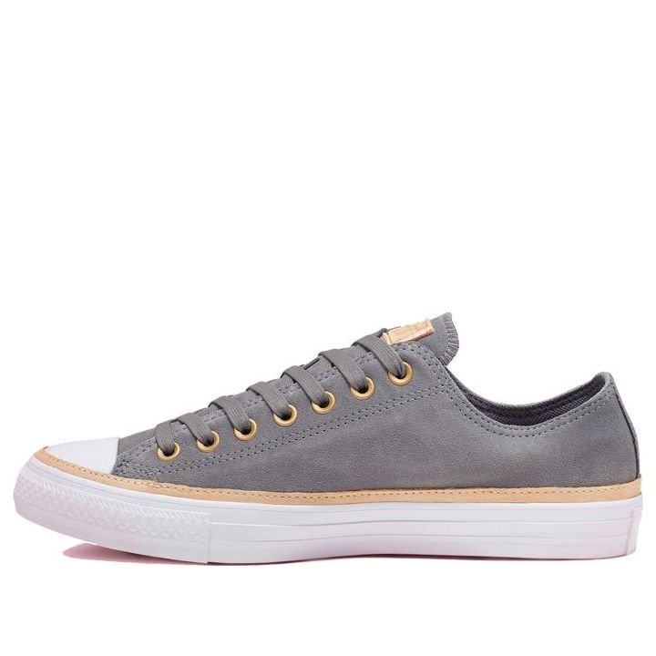 Converse Vachetta Leather Trim Chuck Taylor All Star 'Gray White' 166180C