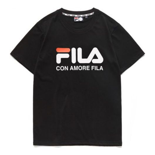 FILA FUSION Short Sleeve 2019 Sports Black T51M019150FBK
