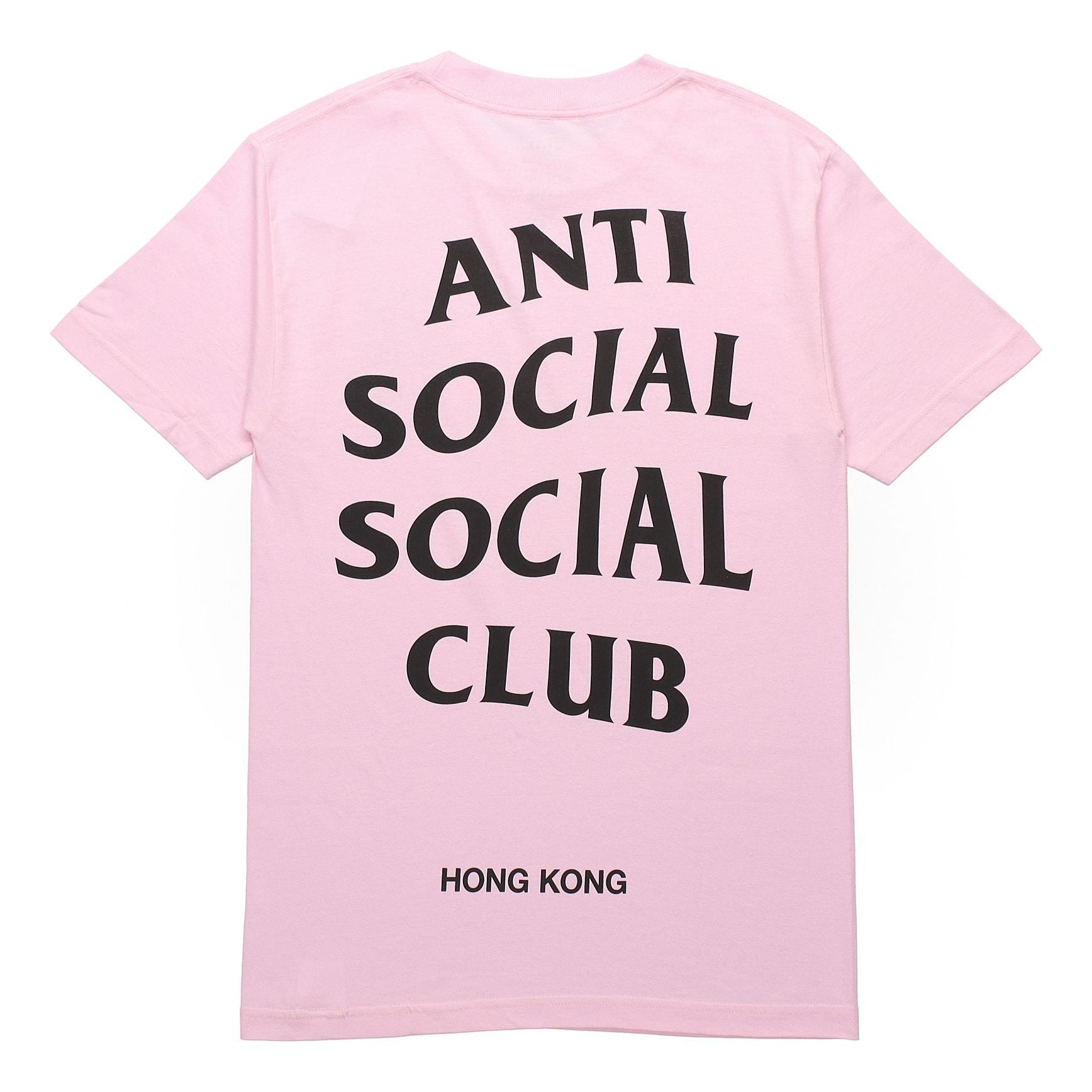 ANTI SOCIAL SOCIAL CLUB City Hong Kong Logo Short Sleeve Unisex Sakura Pink ASST267
