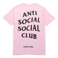 ANTI SOCIAL SOCIAL CLUB City Hong Kong Logo Short Sleeve Unisex Sakura Pink ASST267