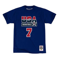 Mitchell & Ness Round Neck Short Sleeve American Dream Team 1992 Barcelona BMTRCW18467-USANAVYLBI