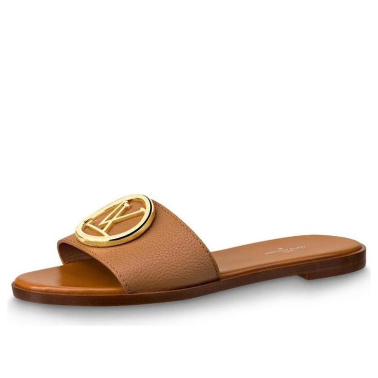 (WMNS) LOUIS VUITTON Lock It Slides 'Brown' 1A57G8