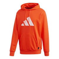 adidas M Pack Po Hoob Fleece Lined Printing Sports Fluorescence Red FK2102