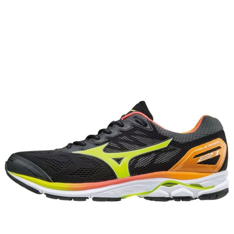(WMNS) Mizuno Wave Rider 21 'Black Yellow' J1GD180844