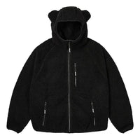 Palace Teddy Fleece Jacket 'Black' P26JK026