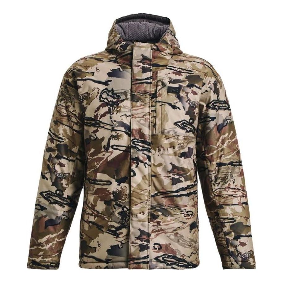 Under Armour Stormproof ColdGear Infrared Deep Freeze Jacket 'Green Brown Camo' 1372598-989