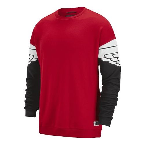 Men's Air Jordan Round Neck Sports Large Red AO0426-687