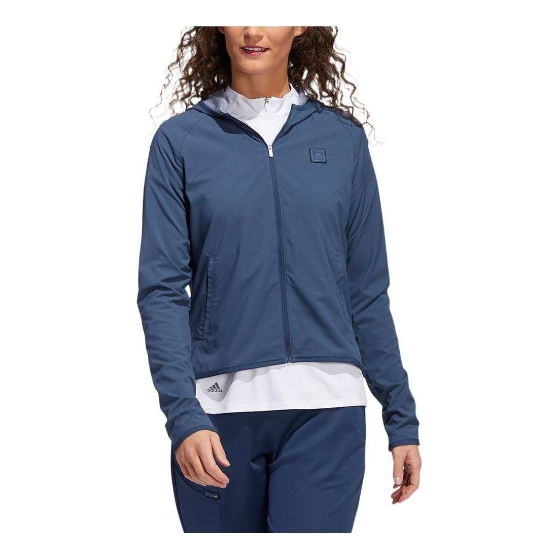 (WMNS) adidas WIND.RDY Lined Golf Hoodie Asia Sizing 'Blue' HG6927