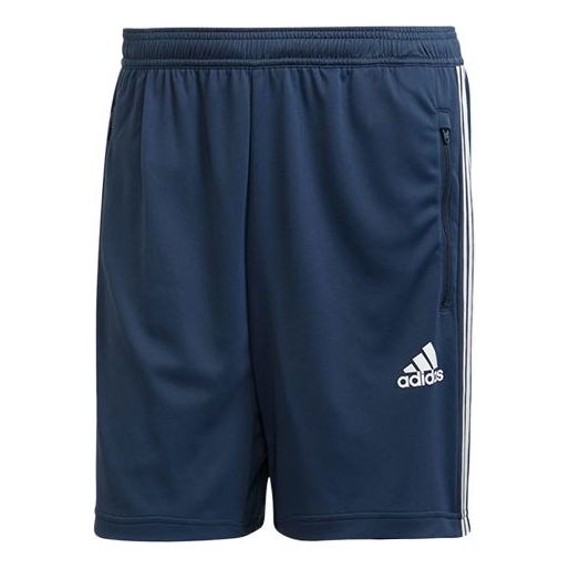 adidas Running Gym Sports Knit Shorts Navy Blue GM2128
