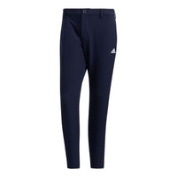 Men's adidas Solid Color Logo Stripe Printing Casual Long Pants/Trousers Navy Blue HA3280