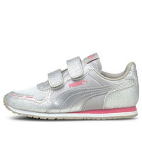 (PS) PUMA Cabana Racer Glitz Sports Silver 370985-08