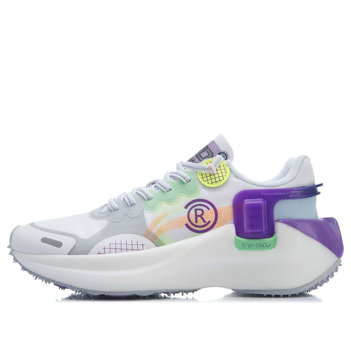(WMNS) Li-Ning Wind Range Essential 'White Grey Purple' ARHR054-1