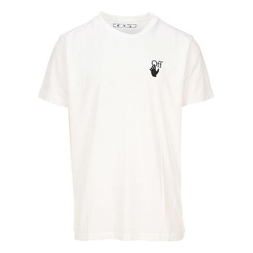 Off-White Arrow Painting Printing Short Sleeve White OMAA027F20FAB0040110